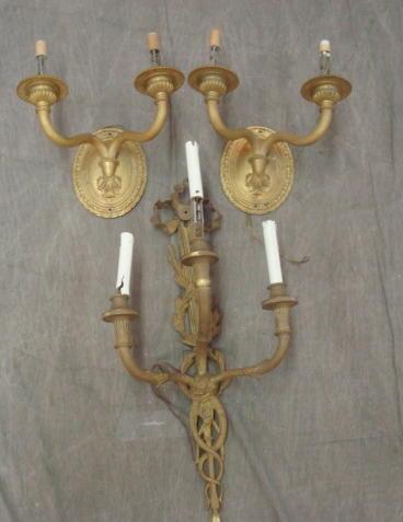 Appraisal: Sconce One Pair of Caldwell Sconces Signed and one th