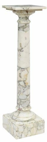 Appraisal: French Louis XVI style marble column late th early th