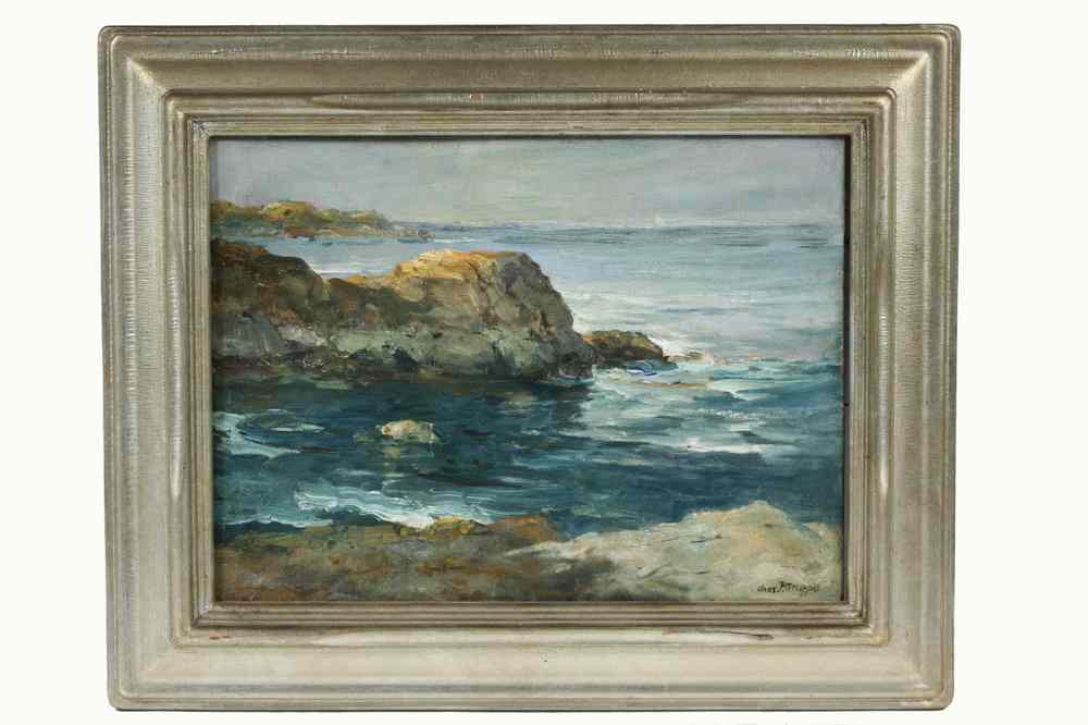 Appraisal: OOCB - Rocky Coastal Scene by Charles Paul Gruppe MA