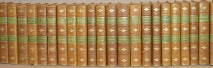 Appraisal: vols Leather Bindings - Fiction - British American authors -