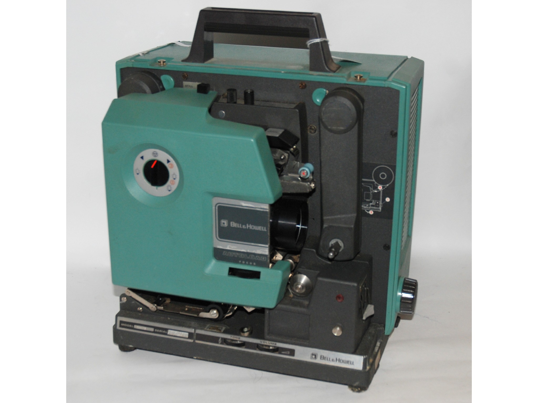 Appraisal: A Bell Howell mm film projector and a collection of