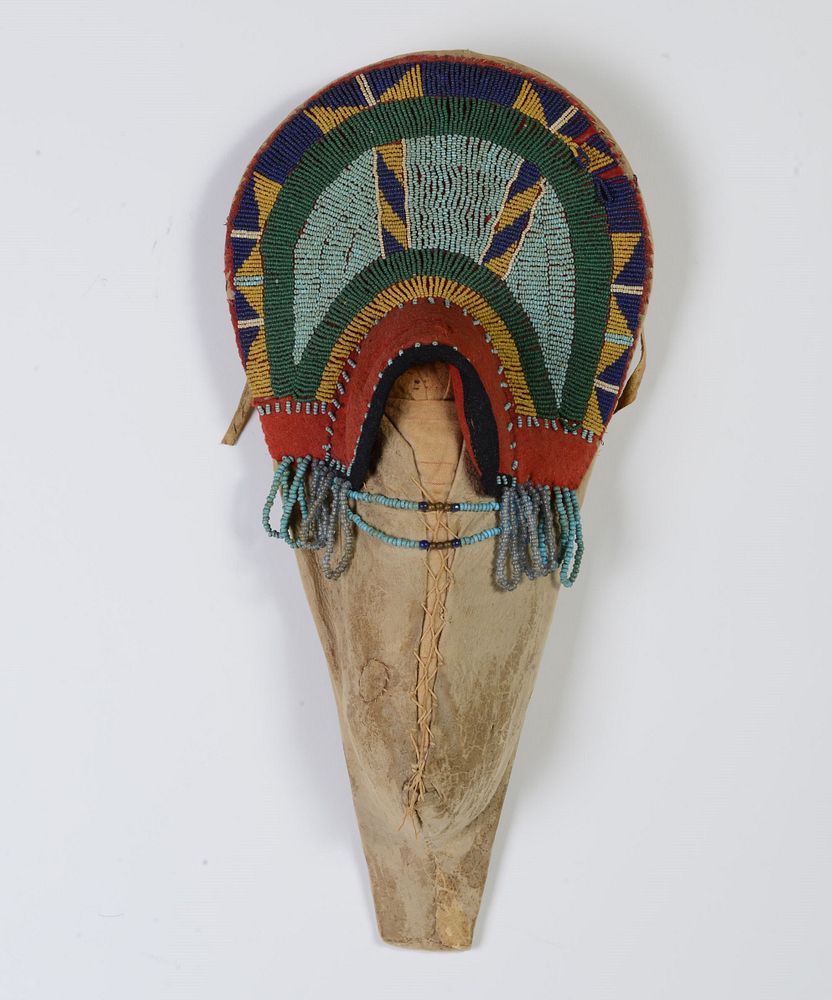 Appraisal: Nez Perce Miniature Cradleboard Northern Plains Crow Miniature Cradleboard ca