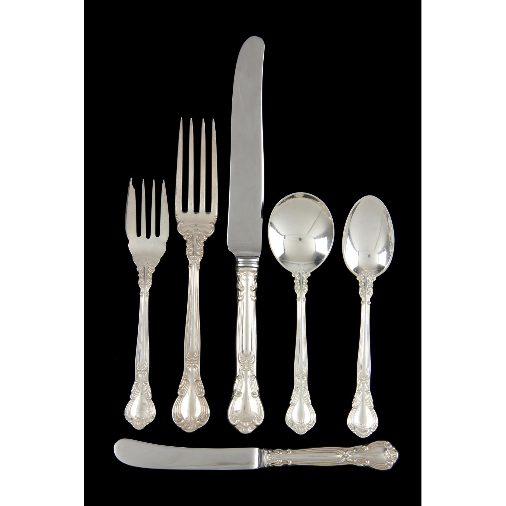 Appraisal: A Set of Chantilly Sterling Silver Flatware by Birks Gorham