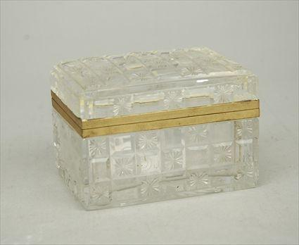 Appraisal: Cut-Glass Box