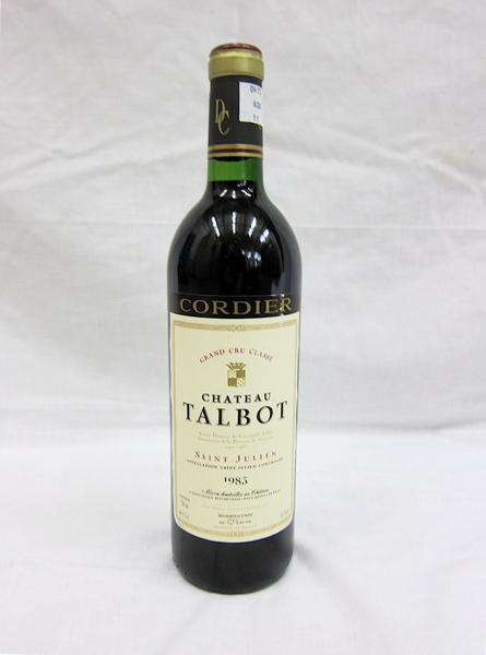 Appraisal: ELEVEN BOTTLES VINTAGE FRENCH RED BORDEAUX Chateau Talbot Saint-Julien and