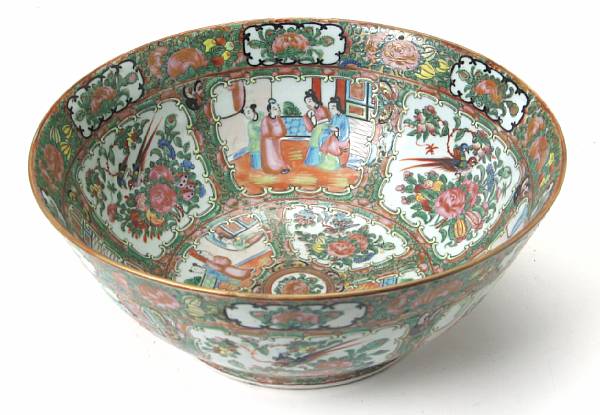 Appraisal: A Canton porcelain bowl height in diameter in