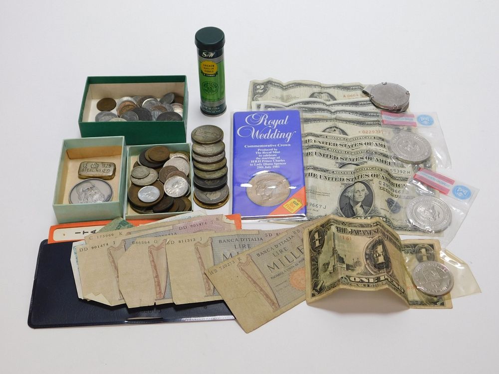 Appraisal: LG Collection of Local Foreign Currency Global th- th century