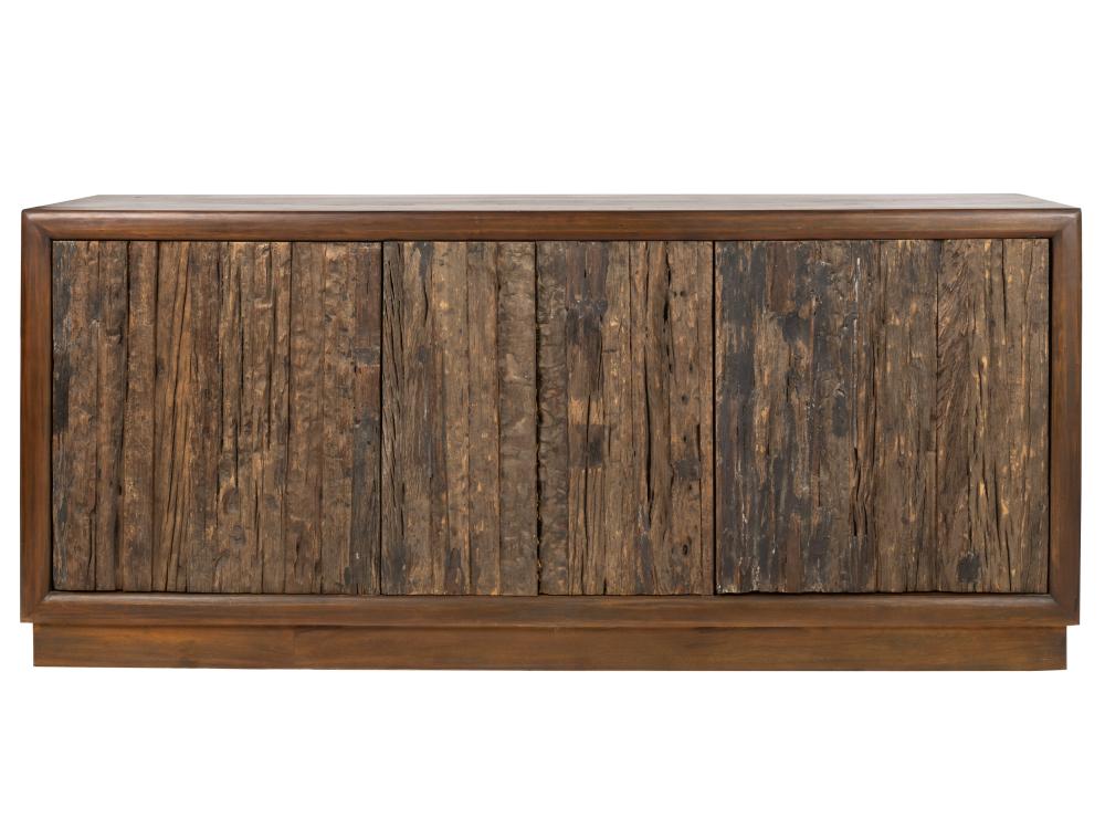 Appraisal: MODERNIST STAINED WOOD CREDENZAlate th century manufacturer unknown having a