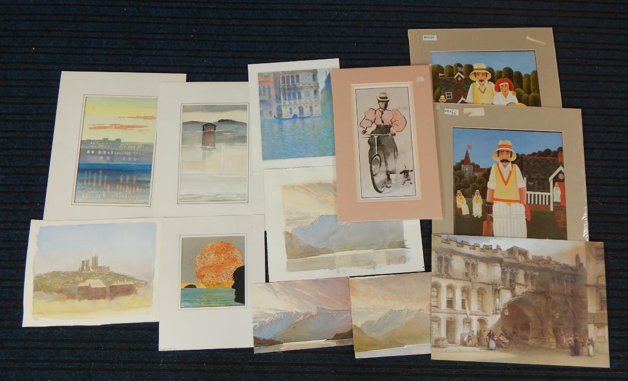 Appraisal: Len Roope - Studio works watercolour and other prints