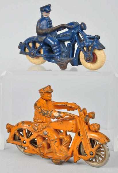 Appraisal: Lot of Cast Iron Motorcycle Toys American Includes one Champion