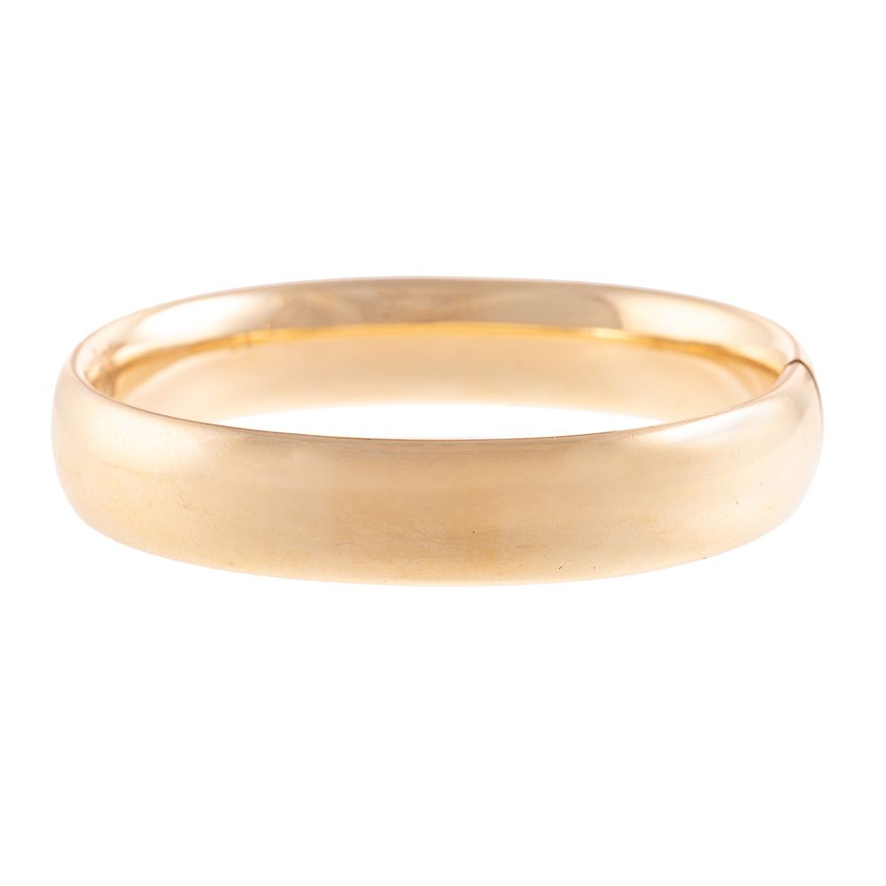 Appraisal: A Lady's Vintage Gold Filled Bangle Gold filled bangle with