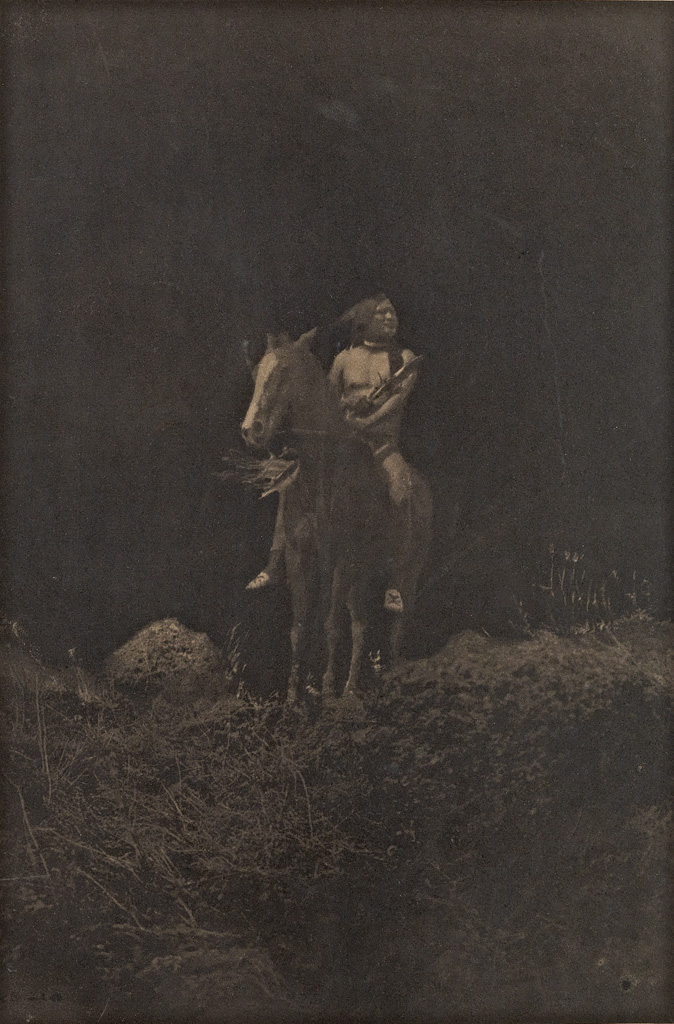 Appraisal: EDWARD S CURTIS - Autumn - Apsaroke pl Night Scout