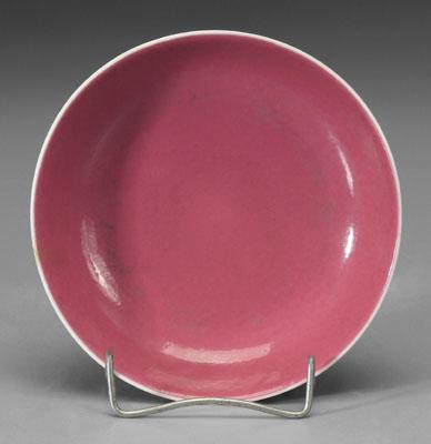 Appraisal: Chinese ruby-ground bowl fine even glaze slightly lighter at foot