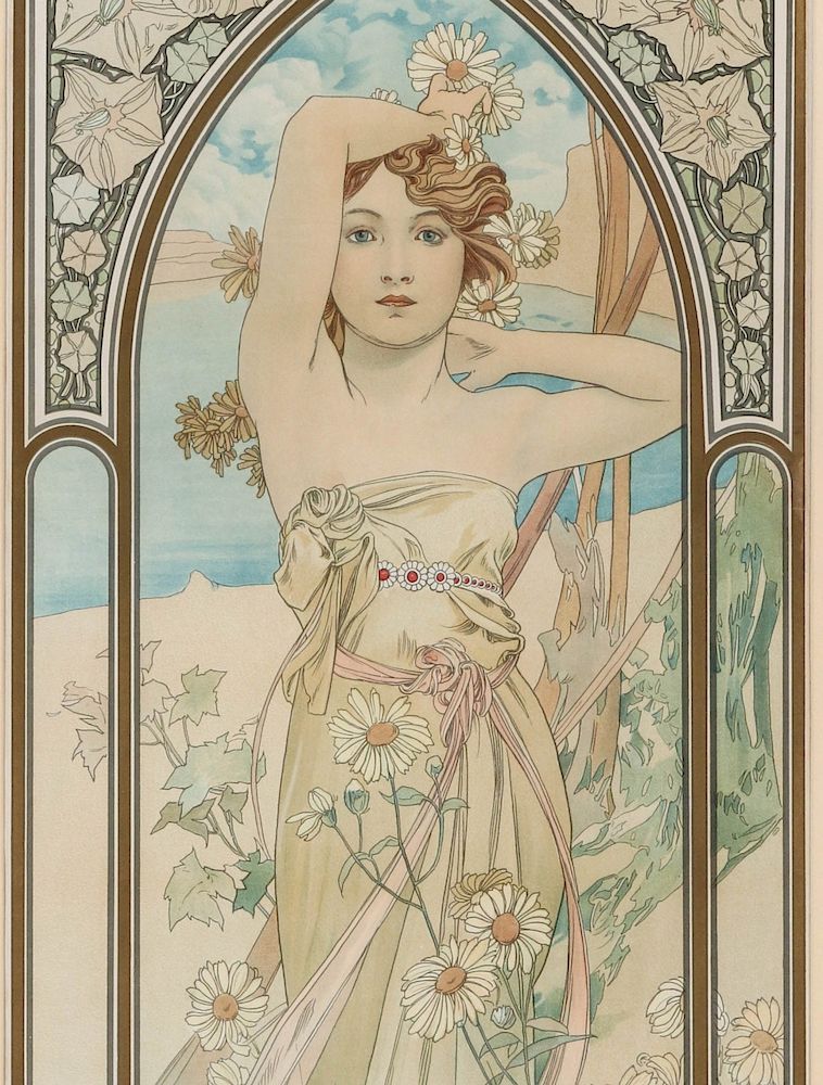 Appraisal: ALPHONSE MUCHA - CHROMOLITHO ECLAT DU JOUR Alphonse Maria Mucha