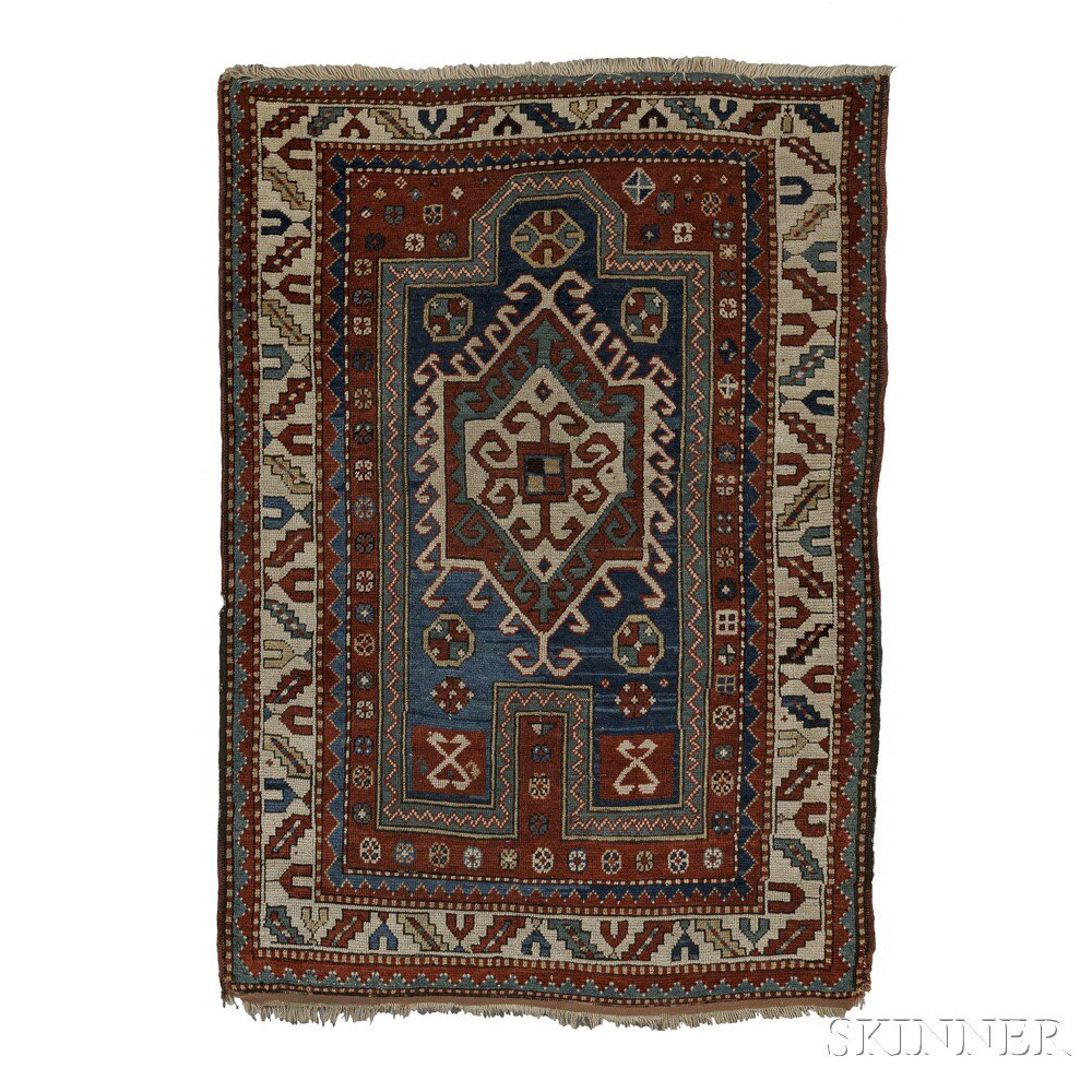 Appraisal: Fachralo Kazak Prayer Rug Southwest Caucasus late th century the