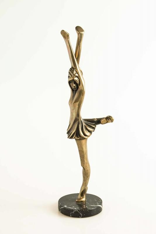 Appraisal: Tom Bennett Bronze Giselle Tom Bennett California - bronze Giselle