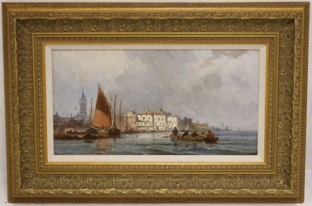 Appraisal: ATTRIBUTED TO CHARLES EUPHRAISE KUWASSEG - FRANCE OIL PAINTING ON