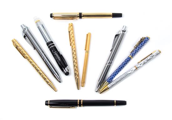 Appraisal: Sale Lot An Assortment of Writing Pens consisting of ten