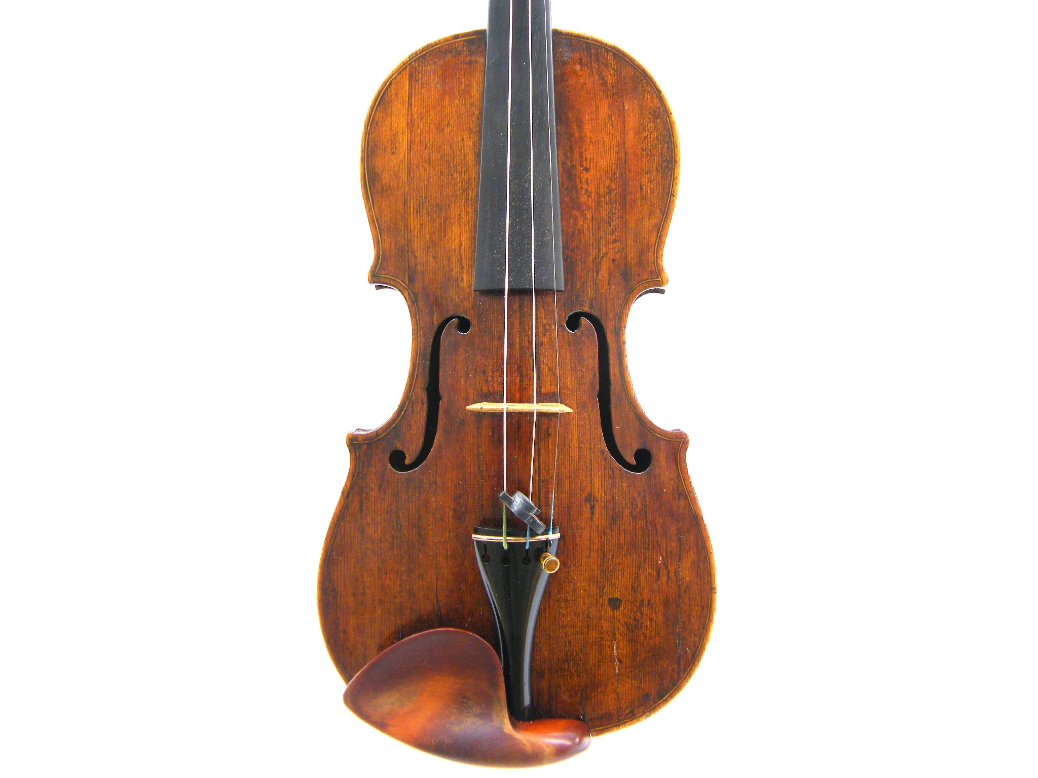 Appraisal: Interesting early composite violin labelled Mariani di Pesaro Romagna the