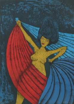 Appraisal: Rufino Tamayo Mexican - Salome Lithograph in colors from the