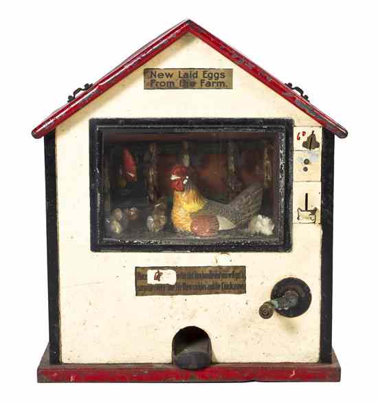 Appraisal: A Vintage Coin Operated Dispenser in the form of a