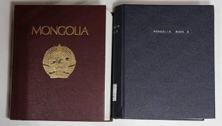 Appraisal: Lot of Two volume collection of Mongolia scattered mint earlier