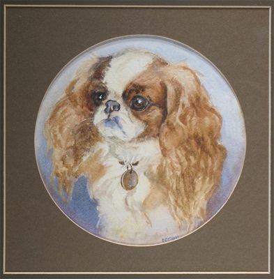 Appraisal: Frieda Elizabeth Bruce n e Myers - King Charles Spaniels