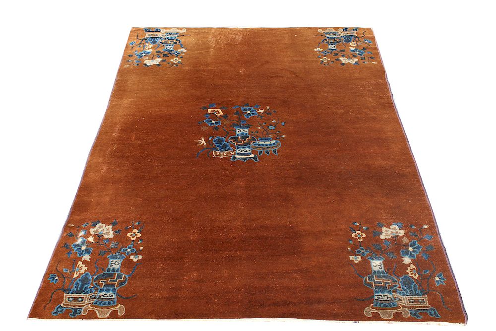 Appraisal: Art Deco Chinese Nichols Rug Art Deco Chinese Nichols Rug