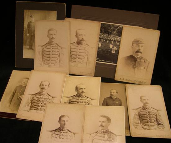 Appraisal: Eleven New York State th Regiment individual portraits including many