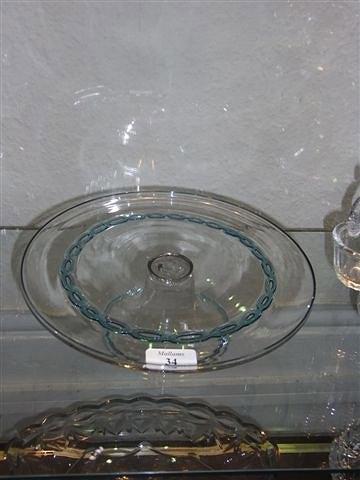 Appraisal: A FACON DE VENISE GLASS TAZZA diameter