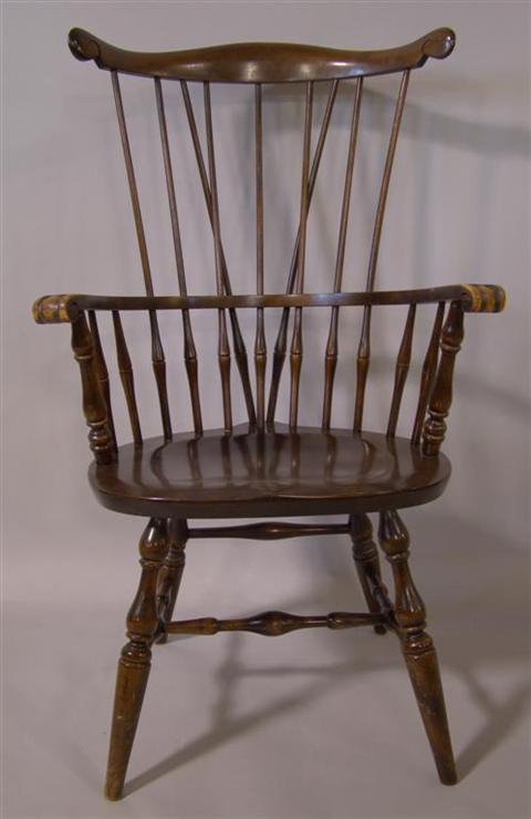 Appraisal: TWENTIETH CENTURY AMERICAN WINDSOR ARMCHAIR