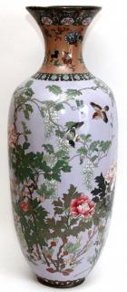 Appraisal: JAPANESE MONUMENTAL CLOISONNE VASE TH C JAPANESE MONUMENTAL CLOISONNE VASE