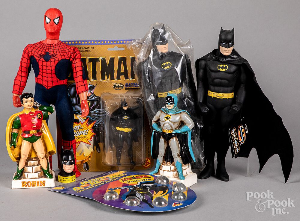 Appraisal: Group of Batman toys Group of Batman toys to include