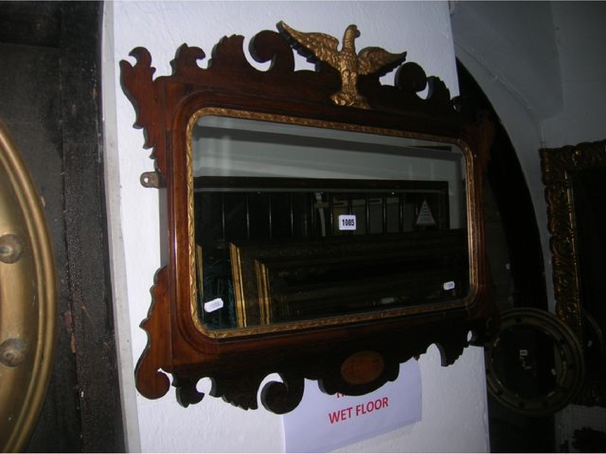 Appraisal: A good quality Georgian style wall mirror of rectangular form