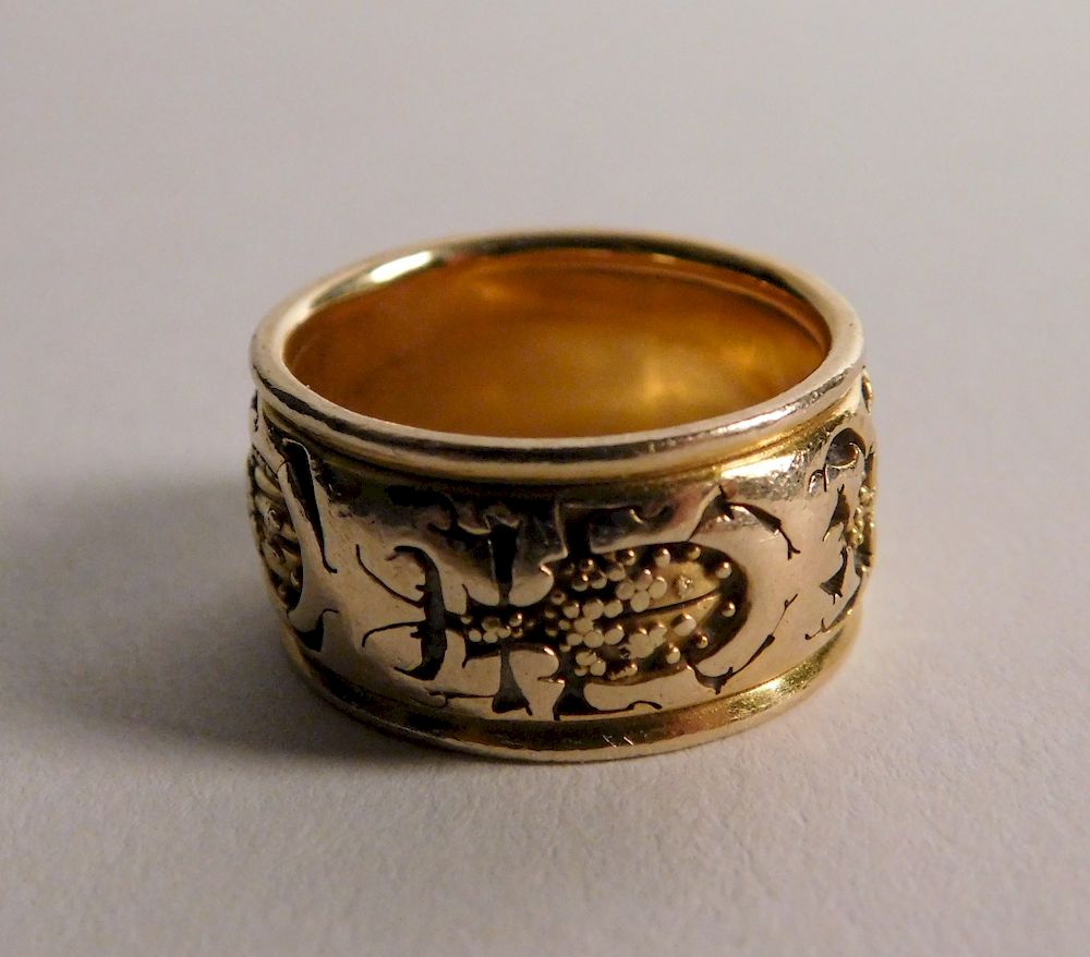 Appraisal: John Paul Miller ring John Paul Miller American - -