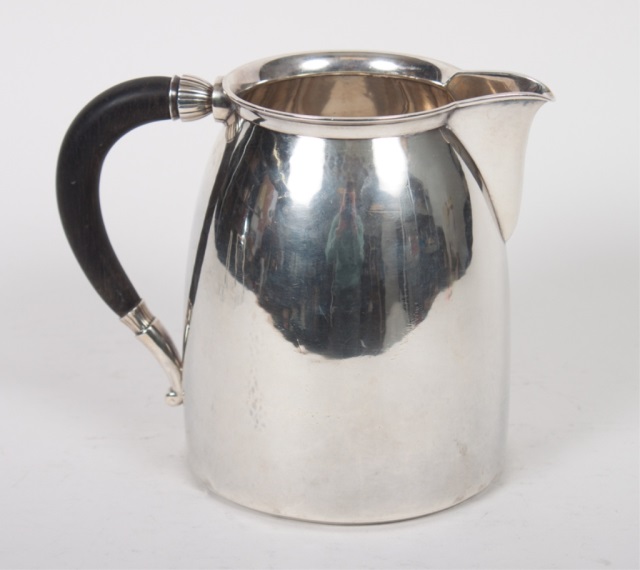 Appraisal: Georg Jensen sterling silver pitcher pattern B designed by Gundorph