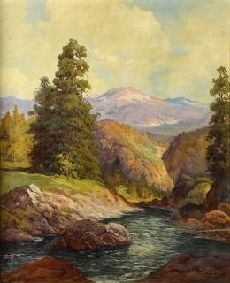 Appraisal: Painting Robert William Wood Robert William Wood American - Mountain