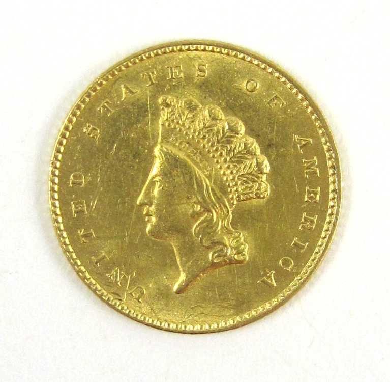 Appraisal: U S ONE DOLLAR GOLD COIN Indian Head Princess variety