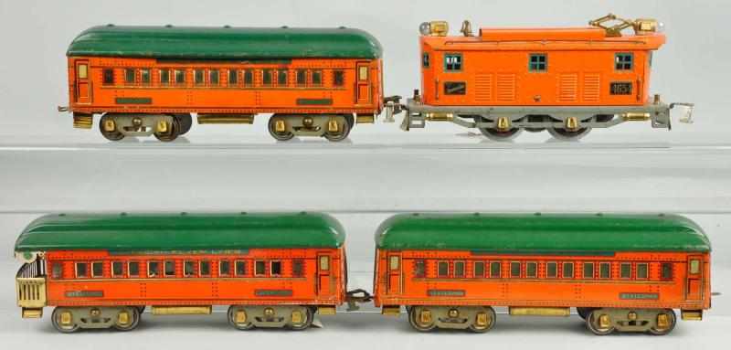 Appraisal: American Flyer Statesman Passenger Train Set Description Standard gauge Includes