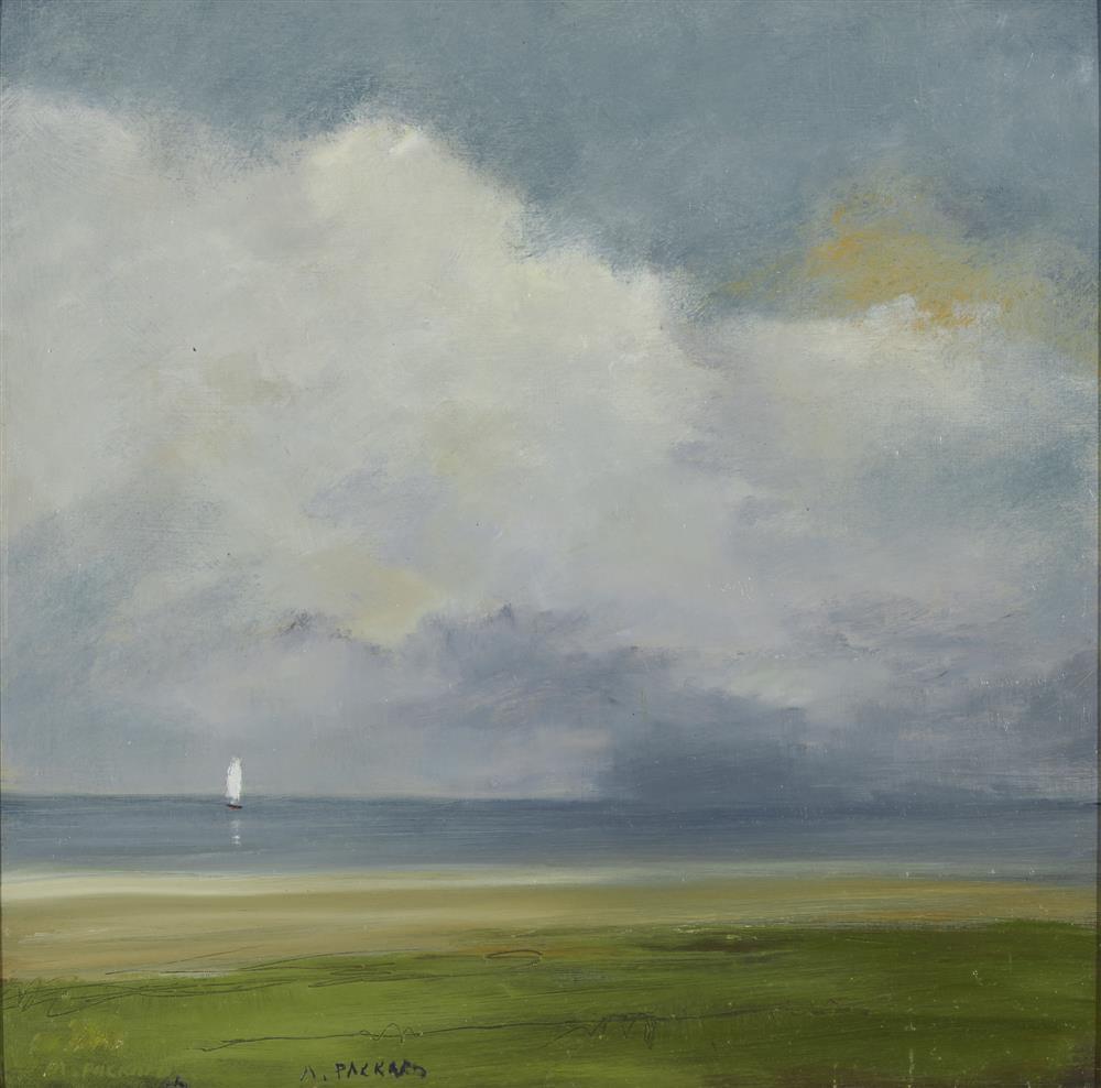 Appraisal: ANNE PACKARD American b Sea with Big Sky oil on