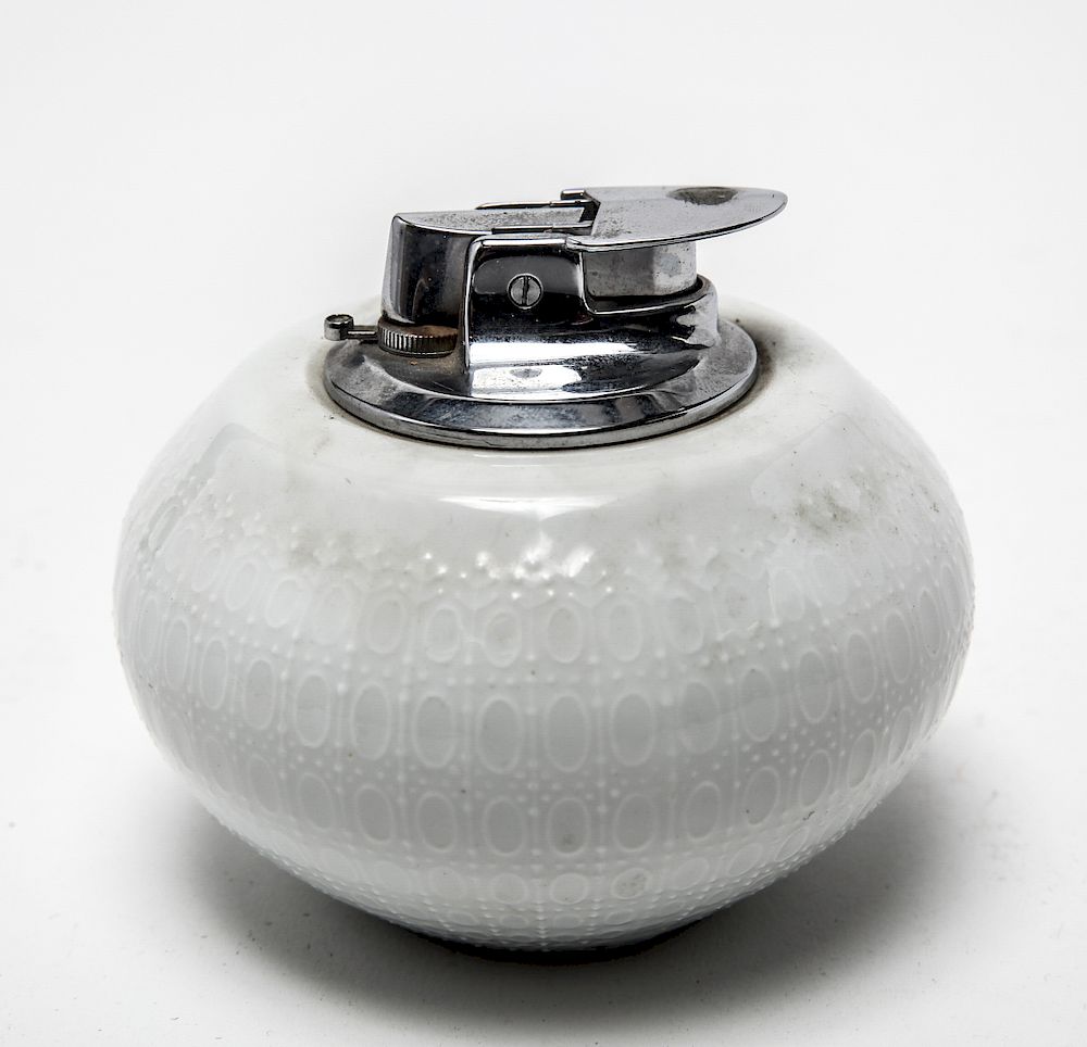 Appraisal: Bjorn Wiinblad Rosenthal Porcelain Table Lighter Modern Bjorn Wiinblad Rosenthal