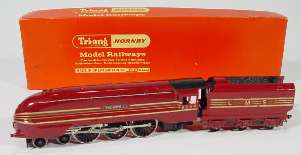 Appraisal: Boxed Tri-ang Hornby gauge locomotive painted in LMS livery named