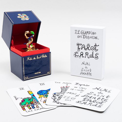 Appraisal: AFTER NIKI DE SAINT PHALLE - TAROT CARDS AND PARFUMThe