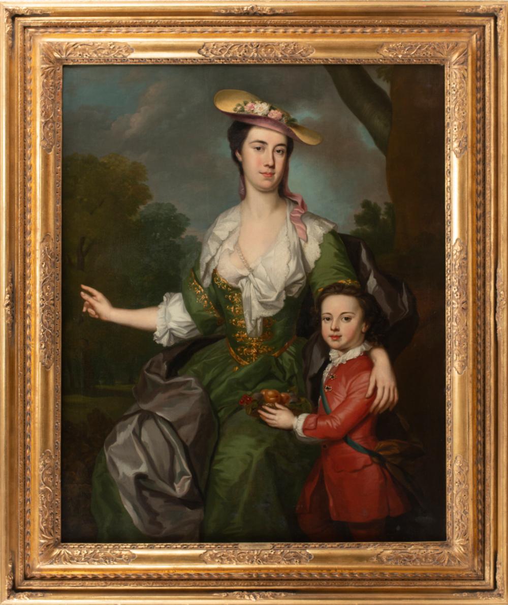 Appraisal: Attributed to Thomas Hudson British - Portrait of a Lady