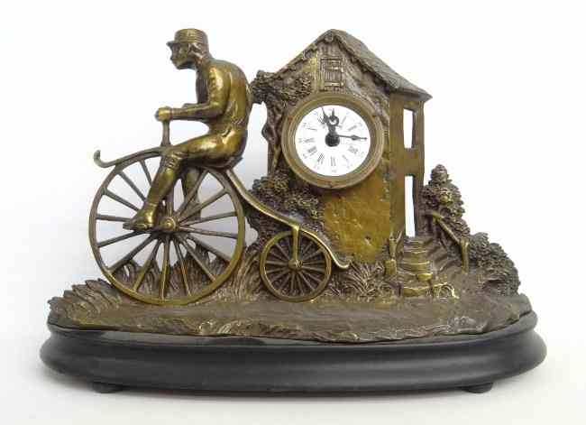 Appraisal: Boneshaker mantel clock