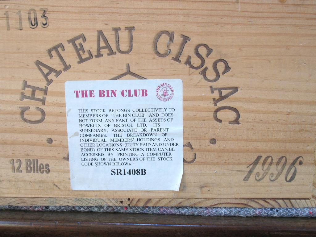 Appraisal: A CASE OF CHATEAU CISSAC -