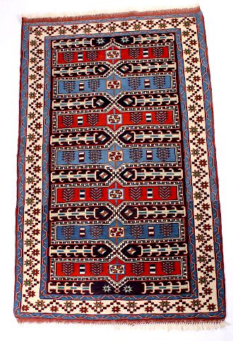 Appraisal: Early Persian Shiraz Qashqai Fine Rug c - The lot