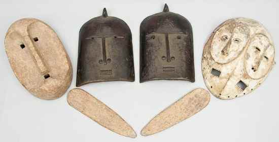 Appraisal: A group of four masks second half th century one