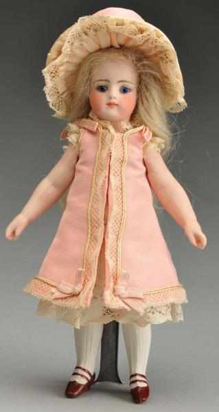 Appraisal: French All Bisque Mignonnette Doll Description Bisque socket head with