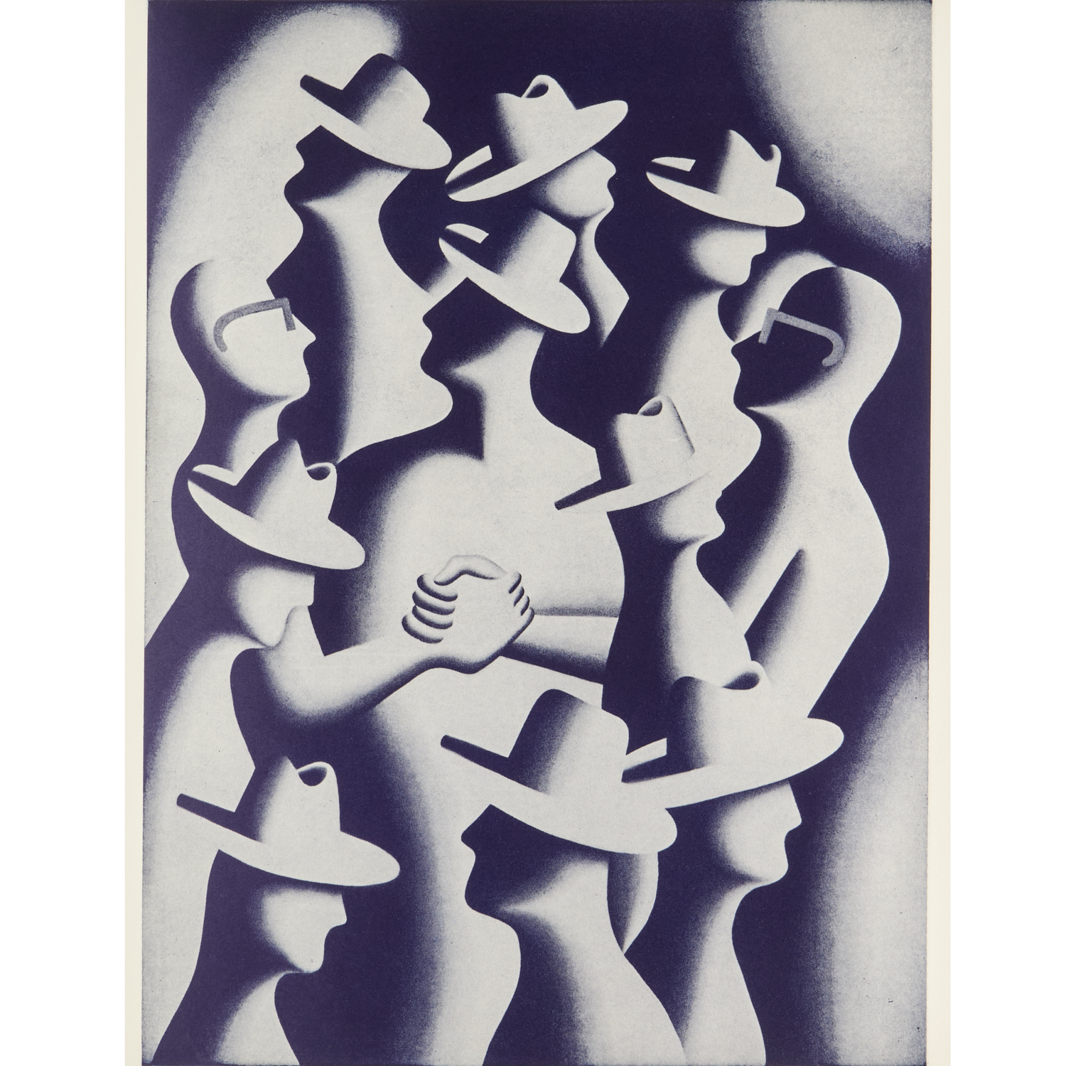 Appraisal: MARK KOSABI LITHOGRAPH ON PAPER Mark Kostabi American b Mergers